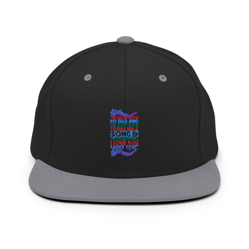 I'm here with my dad and he wants me to sing him a song and I was adopted...I love you I love you! -Buddy the Elf, Elf Snapback Hat - Image 7