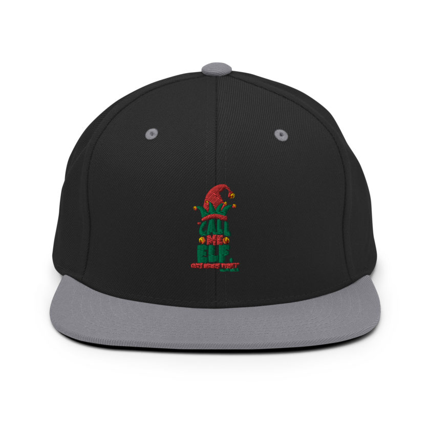 Call me elf, one more time! -Miles Finch, Elf Snapback Hat - Image 7