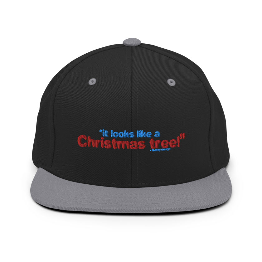 It looks like a Christmas tree! -Buddy the Elf, Elf Snapback Hat - Image 6