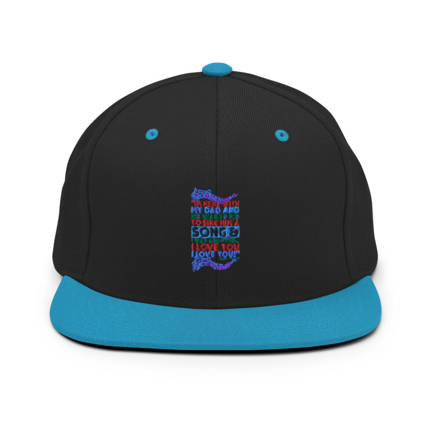 I'm here with my dad and he wants me to sing him a song and I was adopted...I love you I love you! -Buddy the Elf, Elf Snapback Hat - Image 6