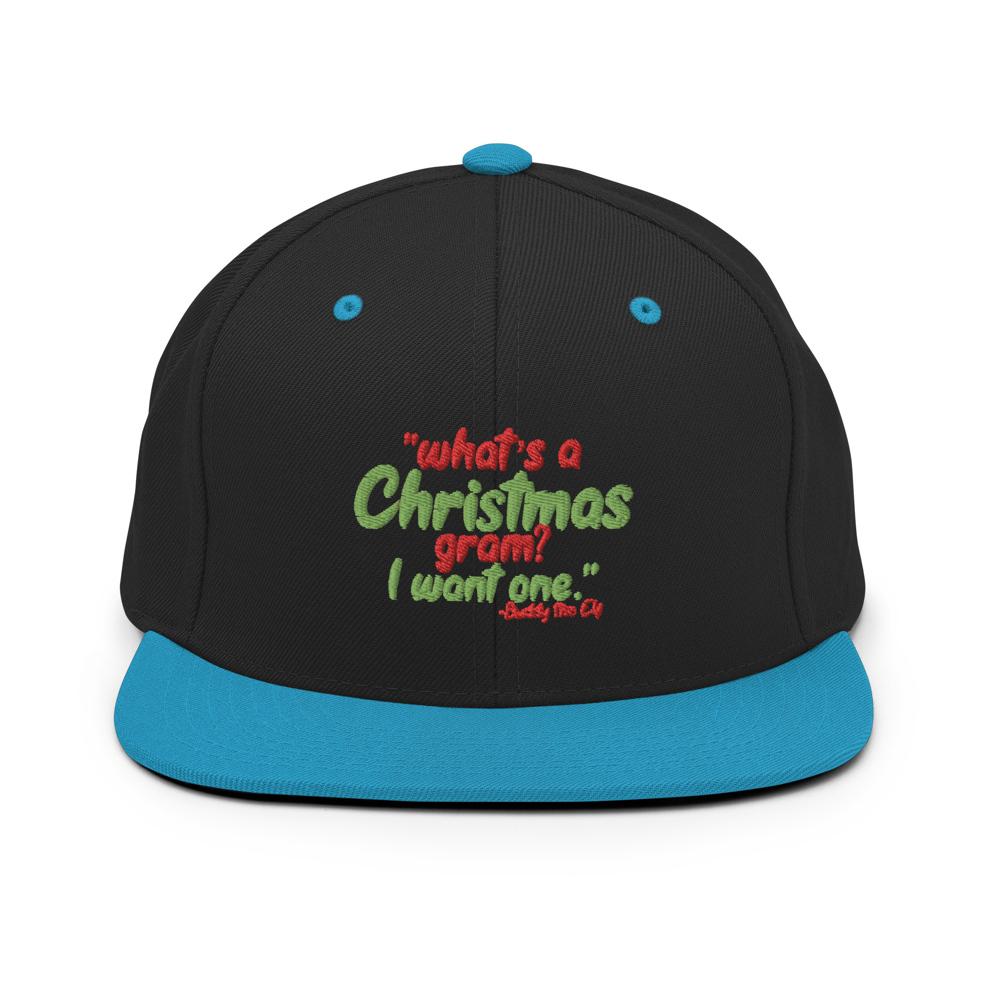 What's a Christmas gram? I want one -Buddy the Elf, Elf Snapback Hat - Image 6