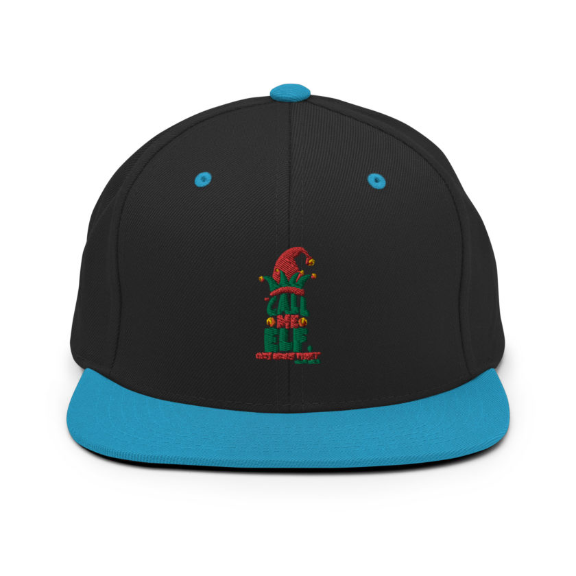 Call me elf, one more time! -Miles Finch, Elf Snapback Hat - Image 6