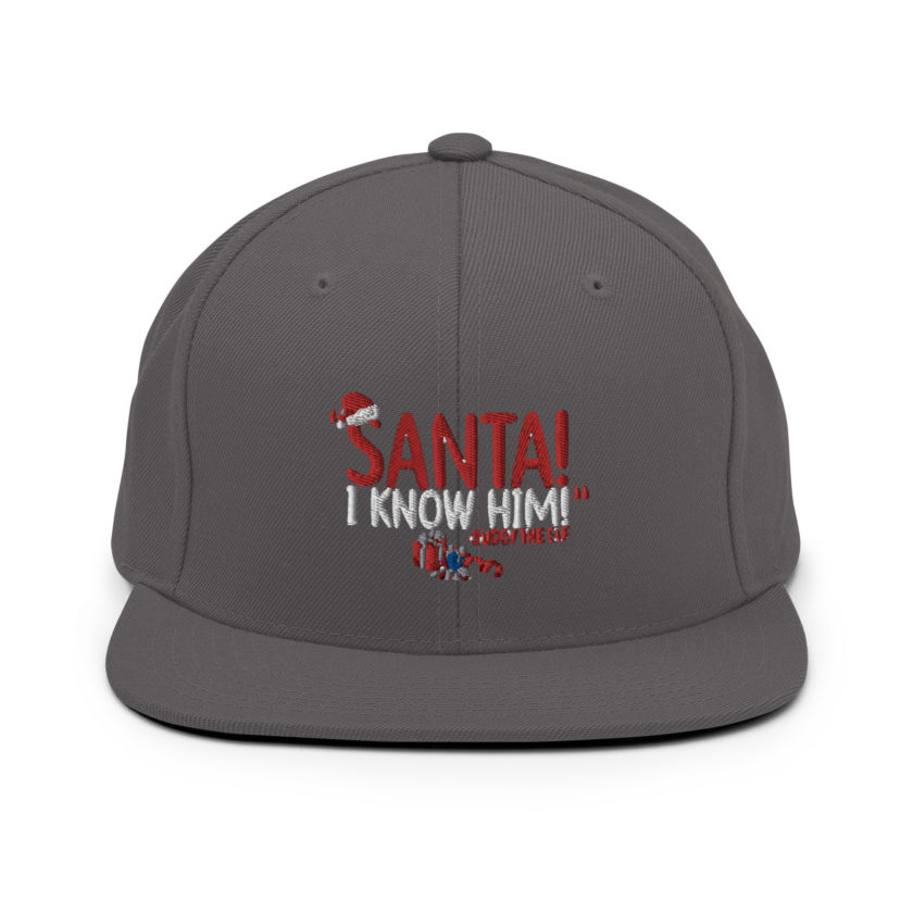 Santa! I know him! -Buddy the Elf, Elf Snapback Hat - Image 14