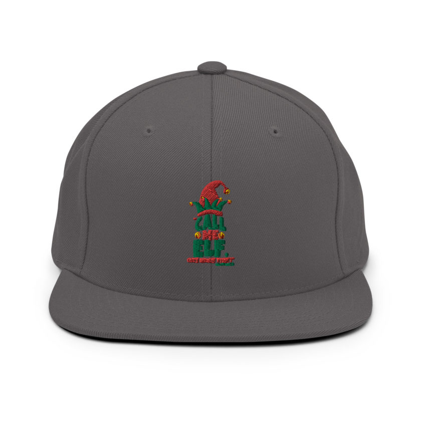 Call me elf, one more time! -Miles Finch, Elf Snapback Hat - Image 15