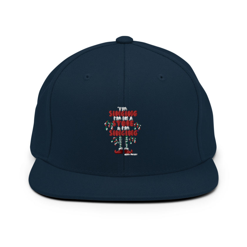 I'm singing! I'm in a store and I'm singing! -Buddy the Elf, Elf Snapback Hat - Image 2