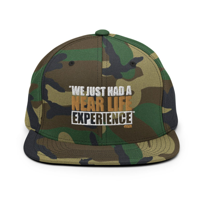 We just had a near life experience. -Tyler Durden, Fight Club Snapback Hat - Image 13