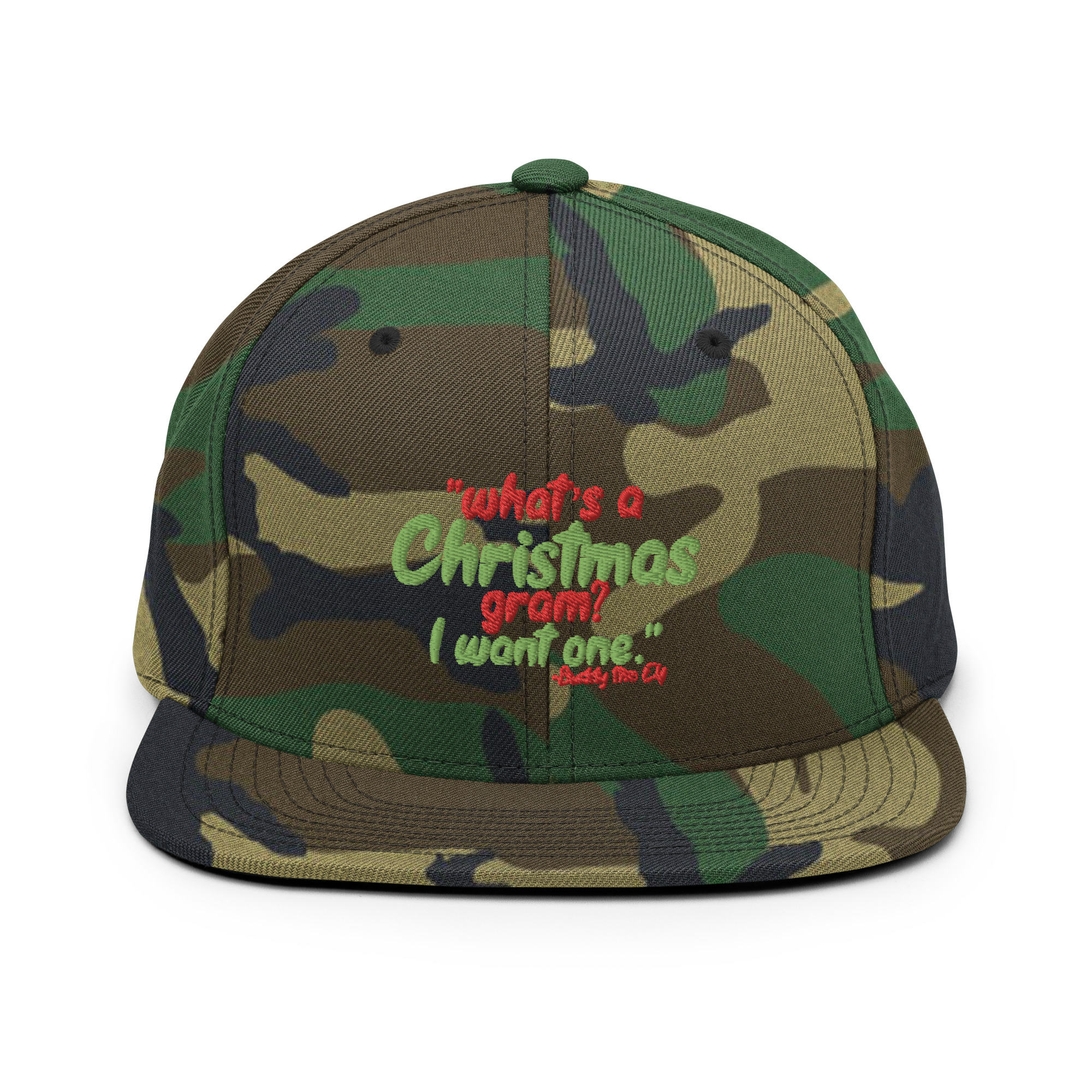 What's a Christmas gram? I want one -Buddy the Elf, Elf Snapback Hat - Image 13
