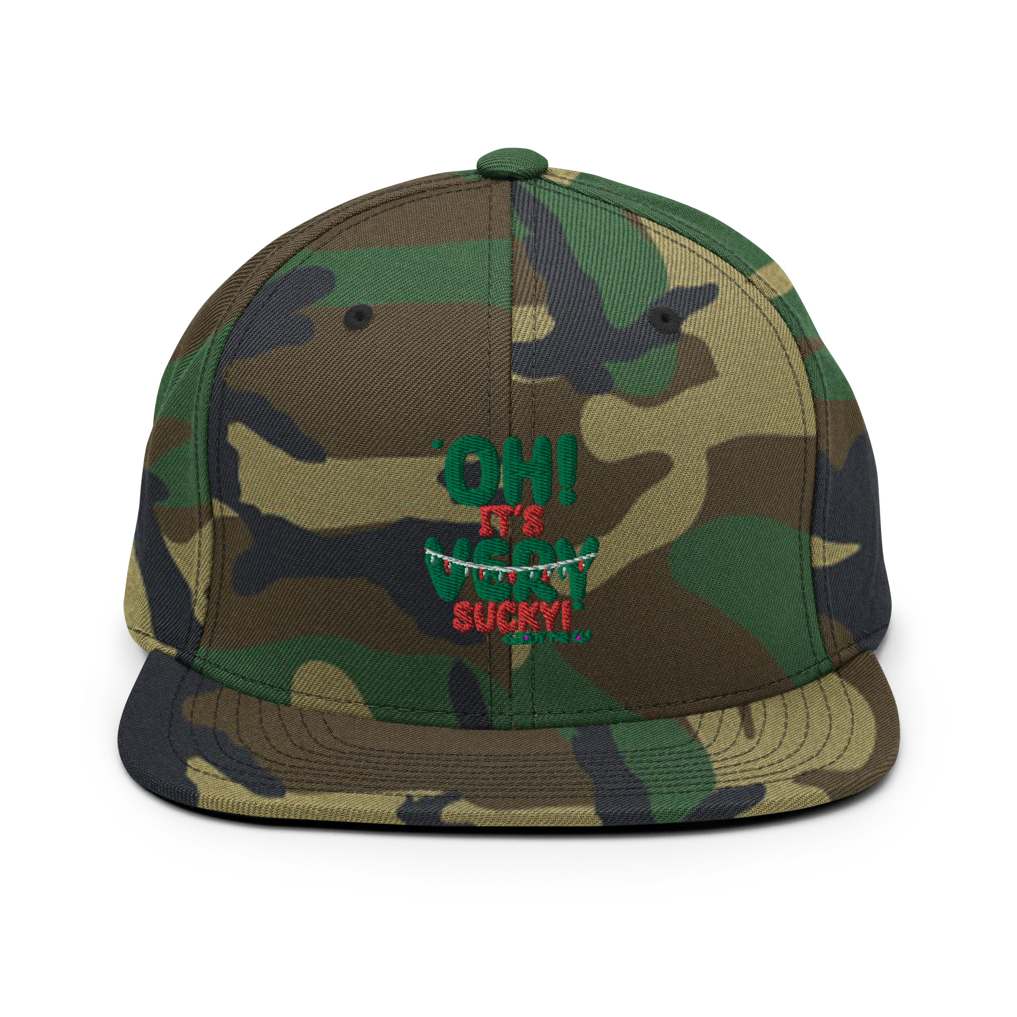 Oh, its VERY sucky! -Buddy the Elf, Elf Snapback Hat - Image 13