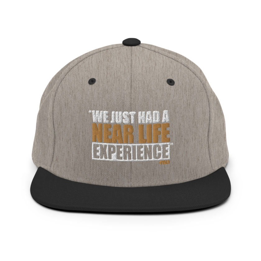 We just had a near life experience. -Tyler Durden, Fight Club Snapback Hat - Image 16