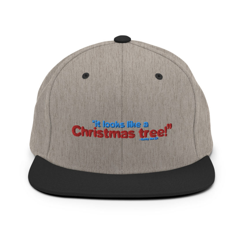 It looks like a Christmas tree! -Buddy the Elf, Elf Snapback Hat - Image 16