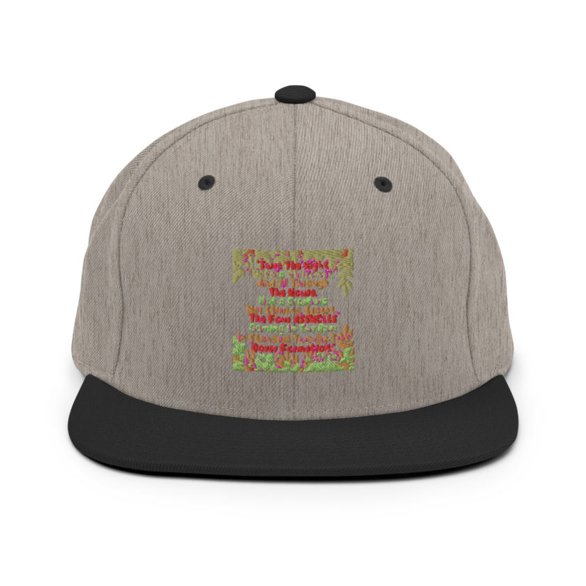 "Twas The Night Before Christmas, And All Through The House, Not A Creature Was Stirring, Except... The Four ASSHOLES Coming In The Rear In Standard Two-By-Two Cover Formation." -Theo, Die Hard Snapback Hat - Image 16