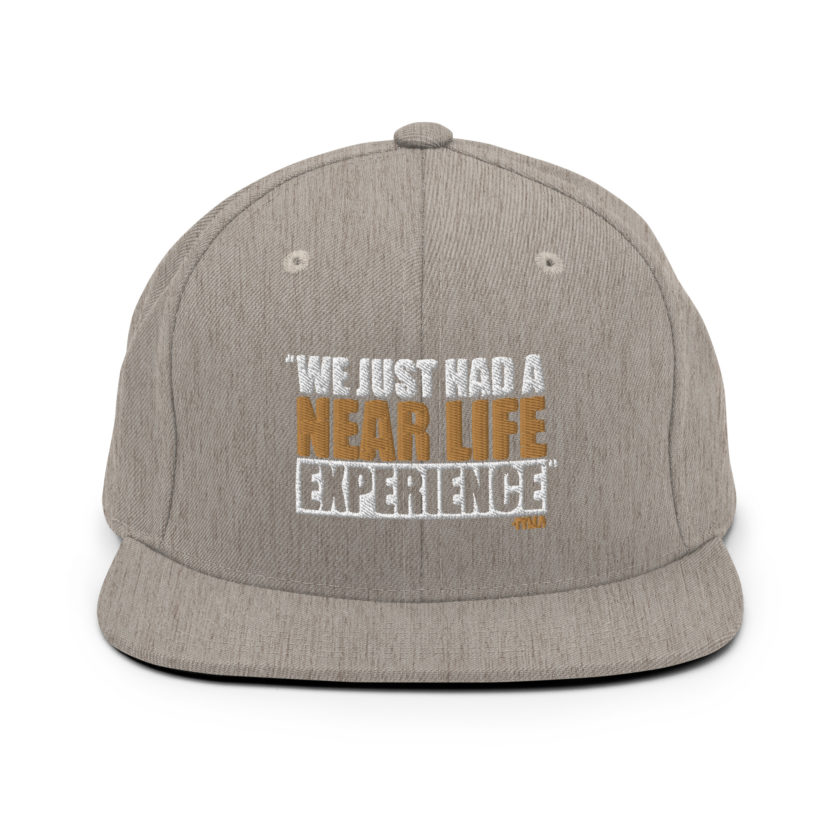 We just had a near life experience. -Tyler Durden, Fight Club Snapback Hat - Image 19