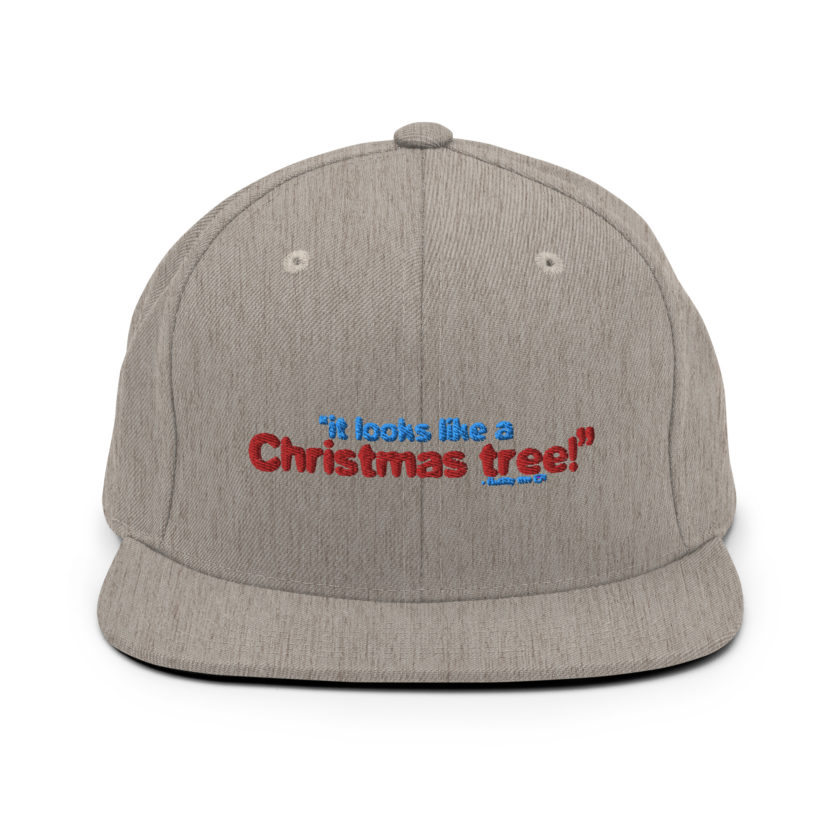 It looks like a Christmas tree! -Buddy the Elf, Elf Snapback Hat - Image 19