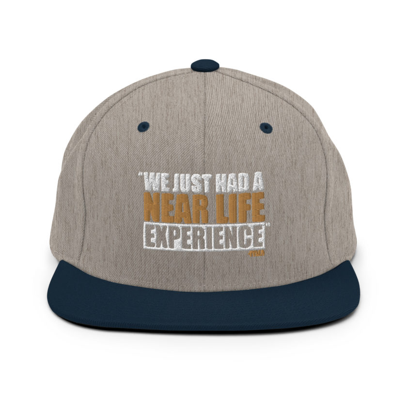We just had a near life experience. -Tyler Durden, Fight Club Snapback Hat - Image 17