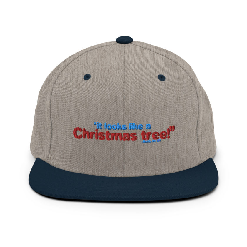 It looks like a Christmas tree! -Buddy the Elf, Elf Snapback Hat - Image 17