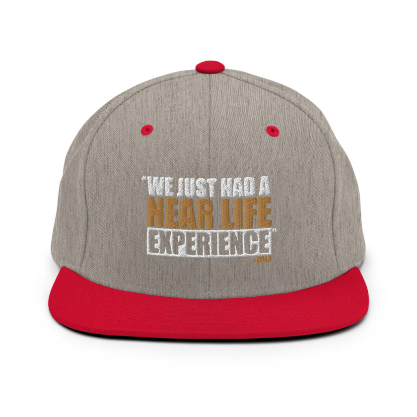 We just had a near life experience. -Tyler Durden, Fight Club Snapback Hat - Image 18