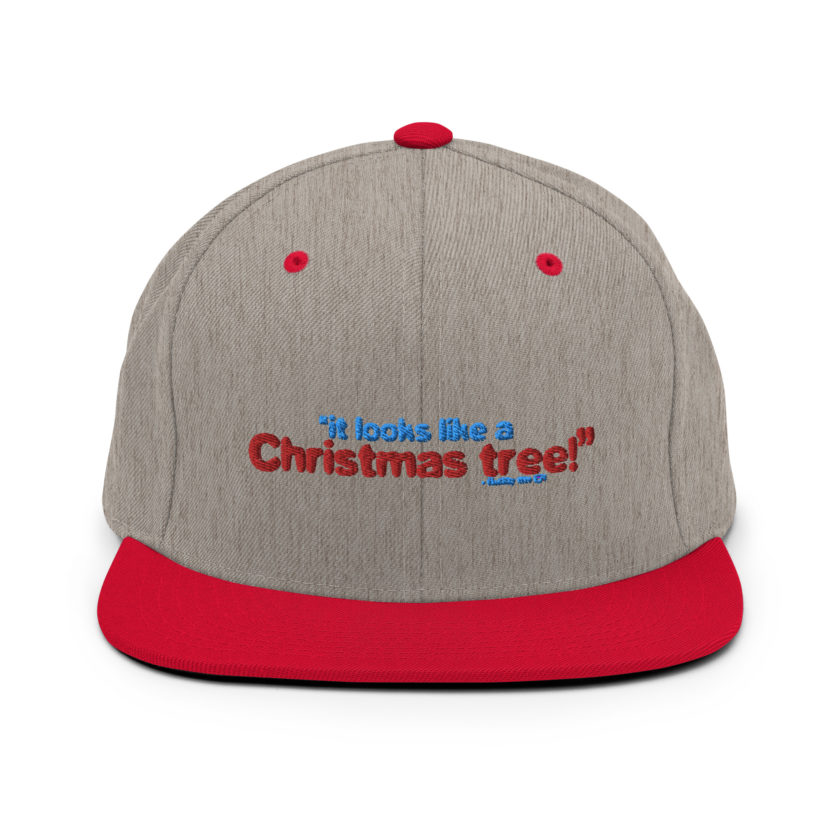 It looks like a Christmas tree! -Buddy the Elf, Elf Snapback Hat - Image 18