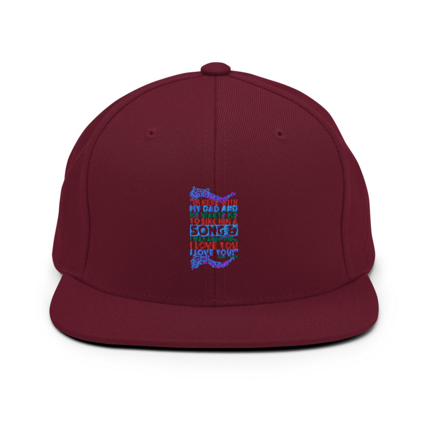 I'm here with my dad and he wants me to sing him a song and I was adopted...I love you I love you! -Buddy the Elf, Elf Snapback Hat - Image 8