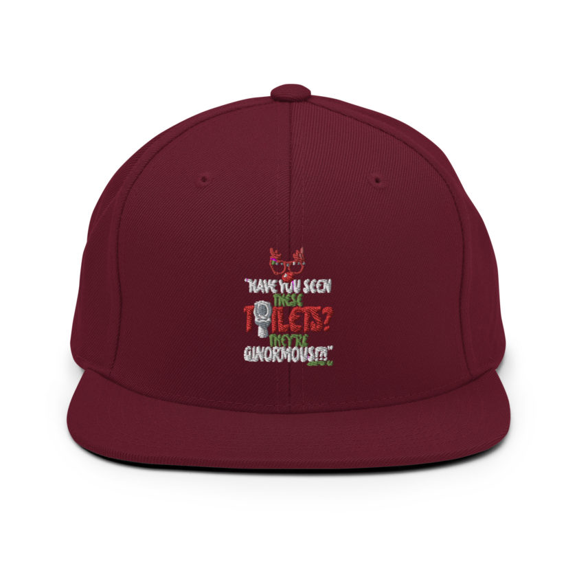Have you seen these toilets? They're GINORMOUS!?! -Buddy the Elf, Elf Snapback Hat