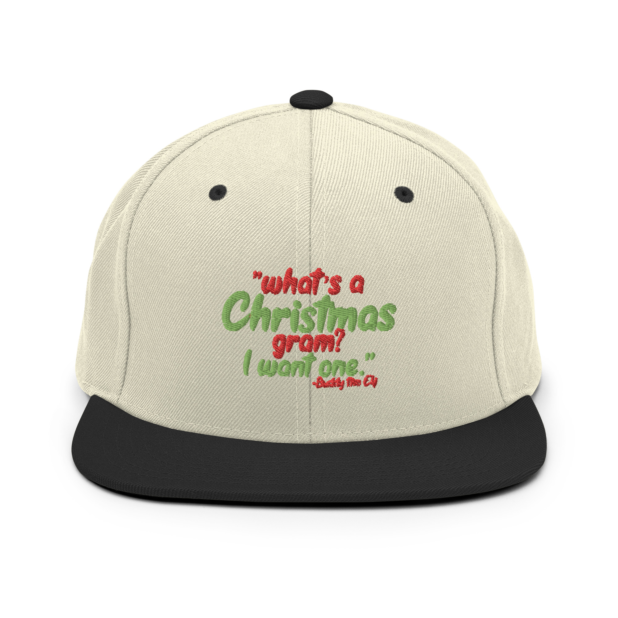 What's a Christmas gram? I want one -Buddy the Elf, Elf Snapback Hat - Image 20