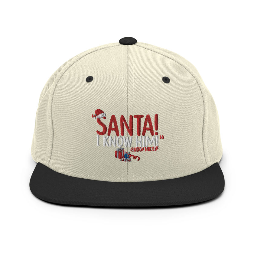 Santa! I know him! -Buddy the Elf, Elf Snapback Hat - Image 20