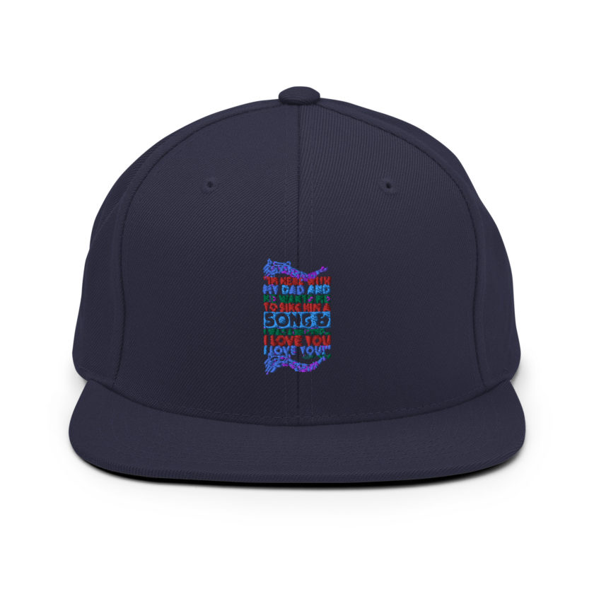 I'm here with my dad and he wants me to sing him a song and I was adopted...I love you I love you! -Buddy the Elf, Elf Snapback Hat - Image 9