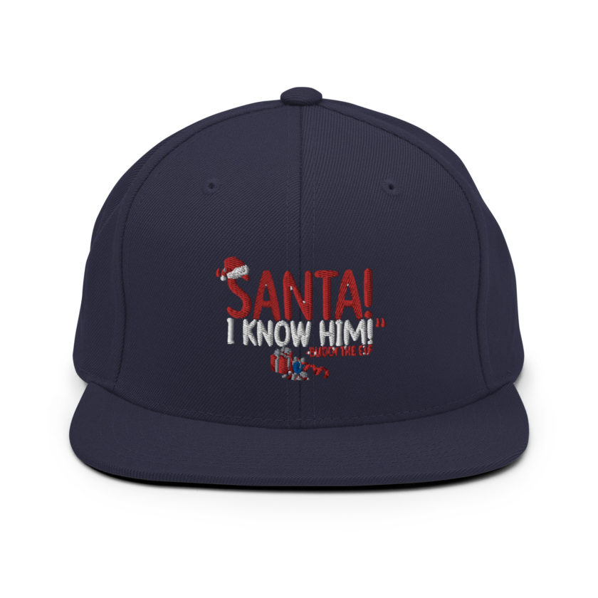 Santa! I know him! -Buddy the Elf, Elf Snapback Hat - Image 9