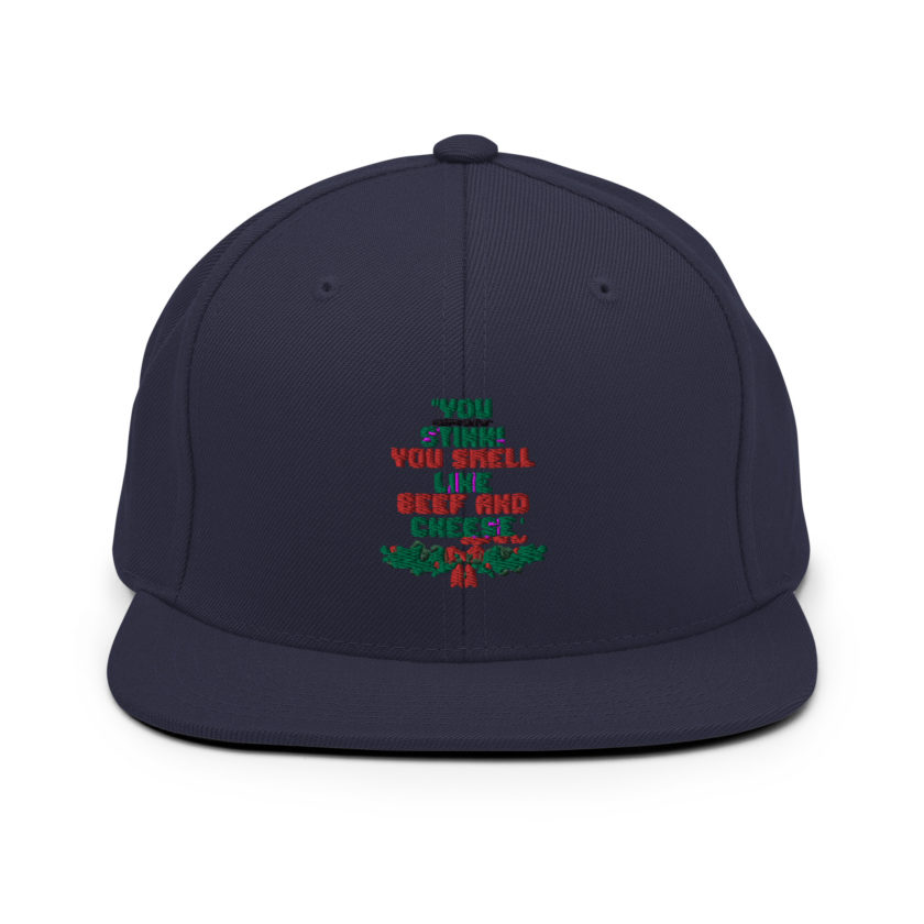 You  Stink! You smell like beef and cheese -Buddy the Elf, Elf Snapback Hat - Image 10