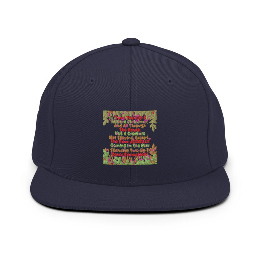 "Twas The Night Before Christmas, And All Through The House, Not A Creature Was Stirring, Except... The Four ASSHOLES Coming In The Rear In Standard Two-By-Two Cover Formation." -Theo, Die Hard Snapback Hat - Image 9