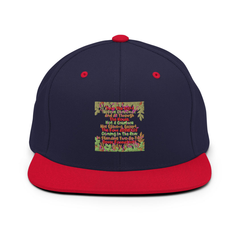 "Twas The Night Before Christmas, And All Through The House, Not A Creature Was Stirring, Except... The Four ASSHOLES Coming In The Rear In Standard Two-By-Two Cover Formation." -Theo, Die Hard Snapback Hat - Image 10