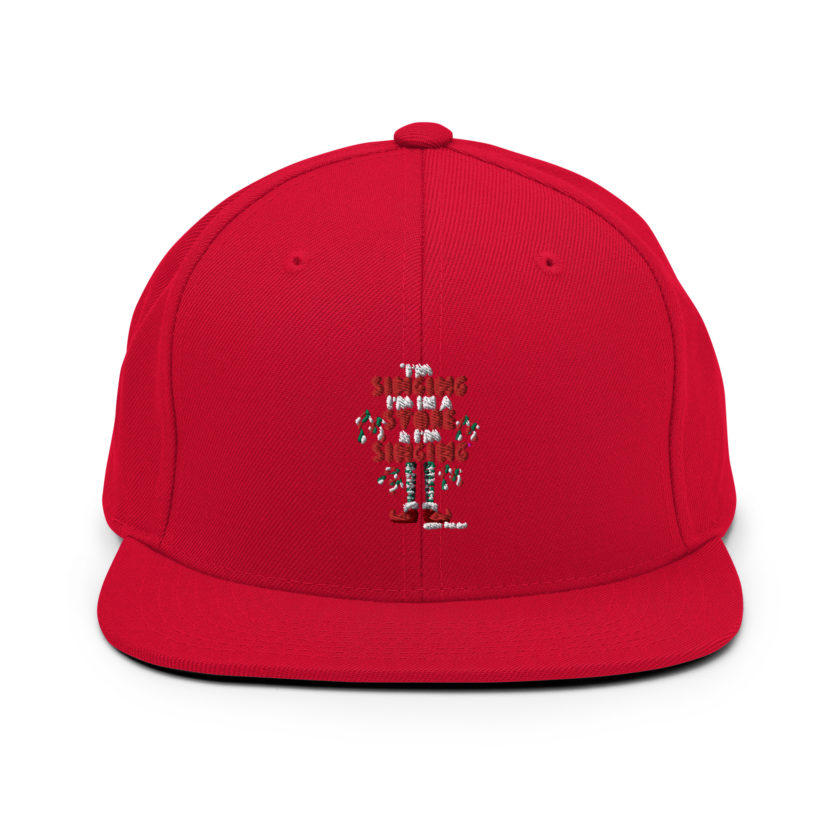 I'm singing! I'm in a store and I'm singing! -Buddy the Elf, Elf Snapback Hat - Image 12