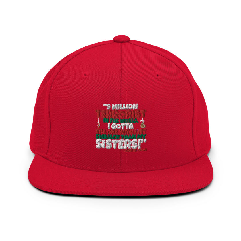 9 million terrorist in the world, I gotta kill one with feet smaller than my sisters! -John McClane, Die Hard Snapback Hat - Image 13