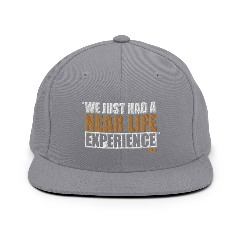 We just had a near life experience. -Tyler Durden, Fight Club Snapback Hat - Image 15