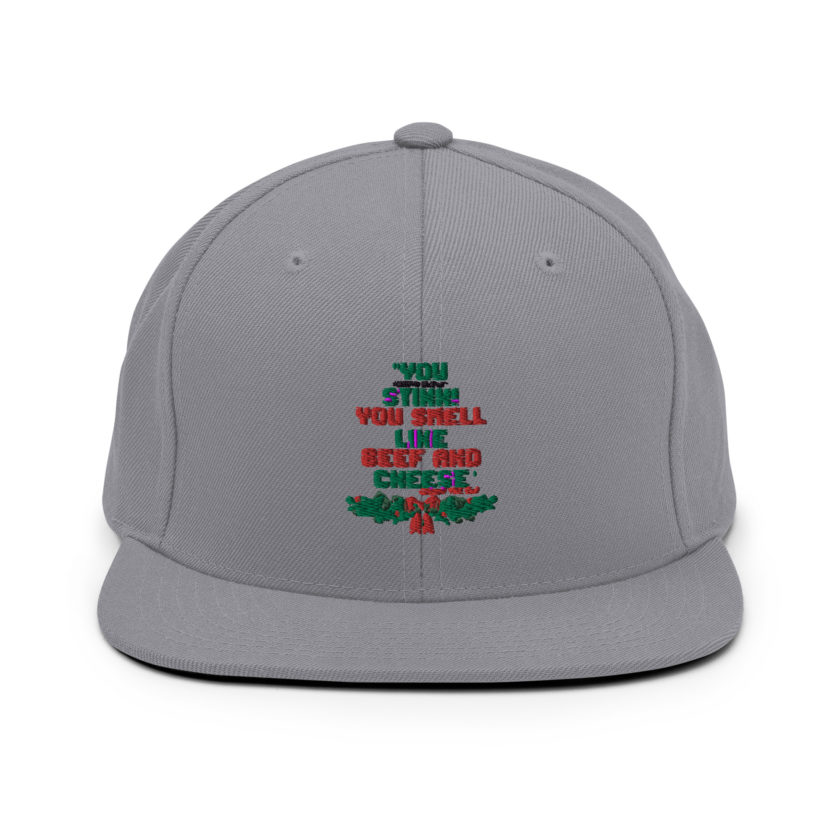 You  Stink! You smell like beef and cheese -Buddy the Elf, Elf Snapback Hat - Image 16