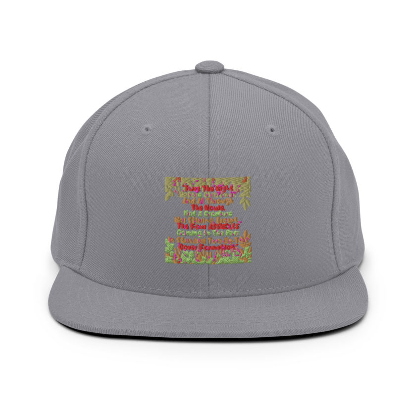 "Twas The Night Before Christmas, And All Through The House, Not A Creature Was Stirring, Except... The Four ASSHOLES Coming In The Rear In Standard Two-By-Two Cover Formation." -Theo, Die Hard Snapback Hat - Image 15