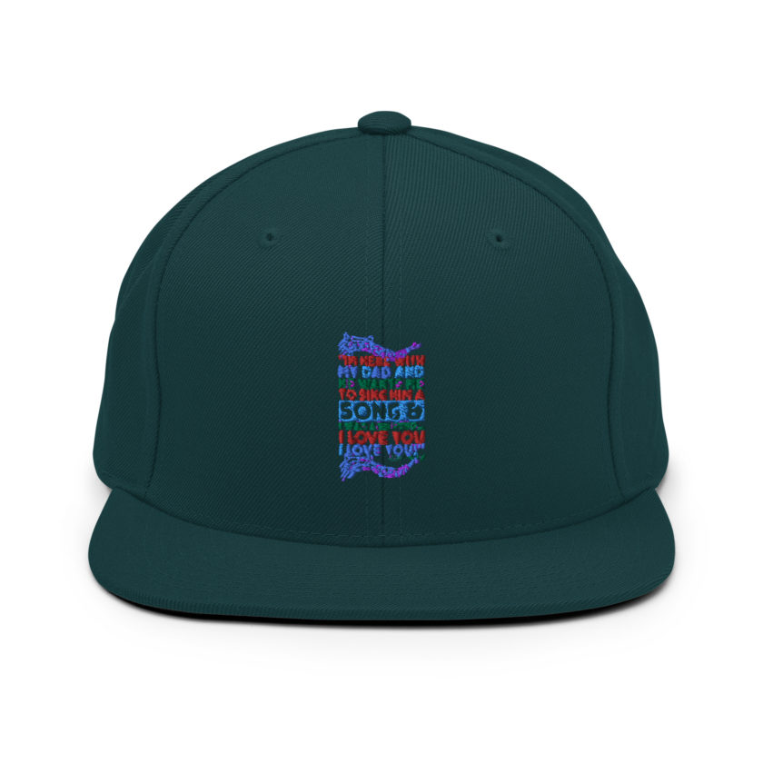 I'm here with my dad and he wants me to sing him a song and I was adopted...I love you I love you! -Buddy the Elf, Elf Snapback Hat - Image 11