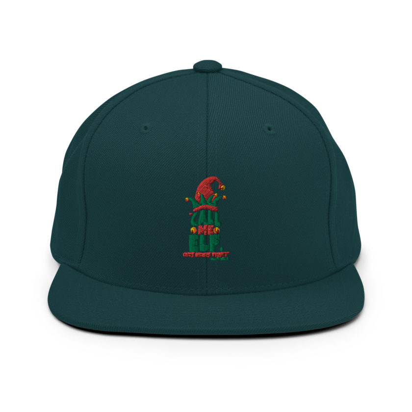 Call me elf, one more time! -Miles Finch, Elf Snapback Hat - Image 12
