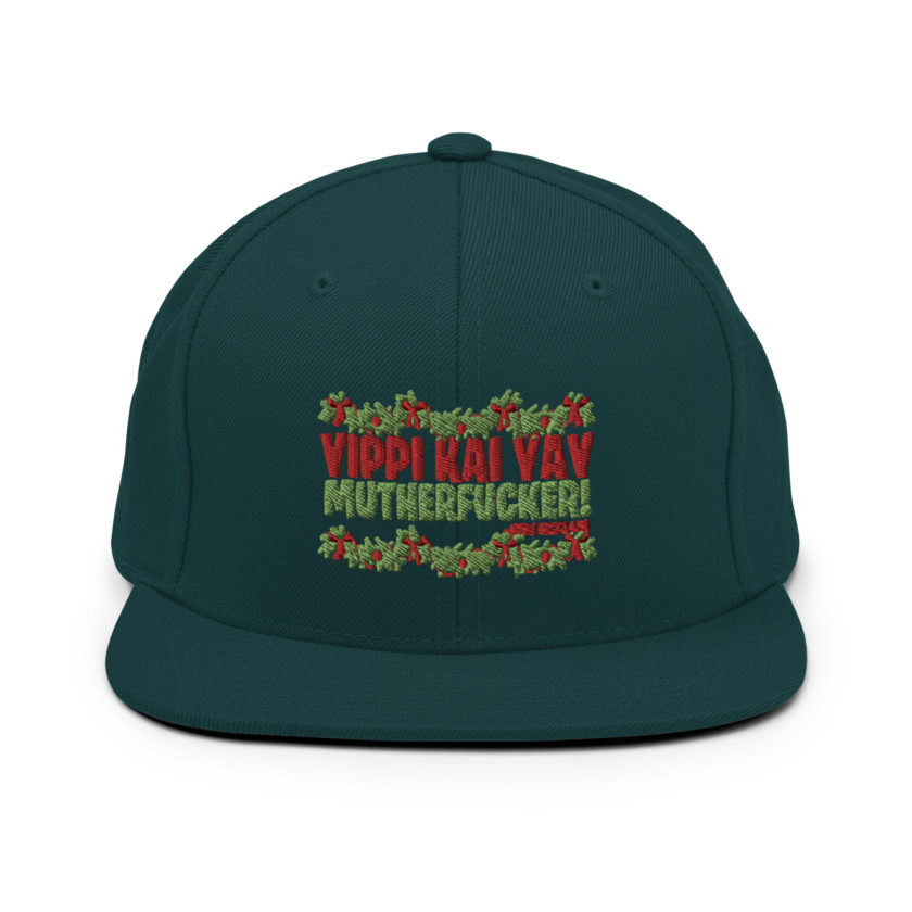 Yippi Kai Yay mutherfucker! -John Mcclane, Die Hard Snapback Hat - Image 11