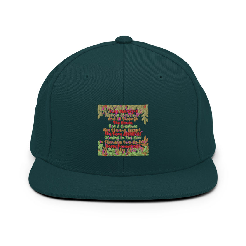"Twas The Night Before Christmas, And All Through The House, Not A Creature Was Stirring, Except... The Four ASSHOLES Coming In The Rear In Standard Two-By-Two Cover Formation." -Theo, Die Hard Snapback Hat - Image 11