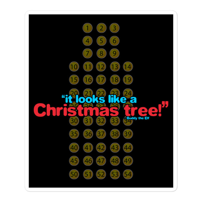 It looks like a Christmas tree! -Buddy the Elf, Elf Bubble-free stickers - Image 3