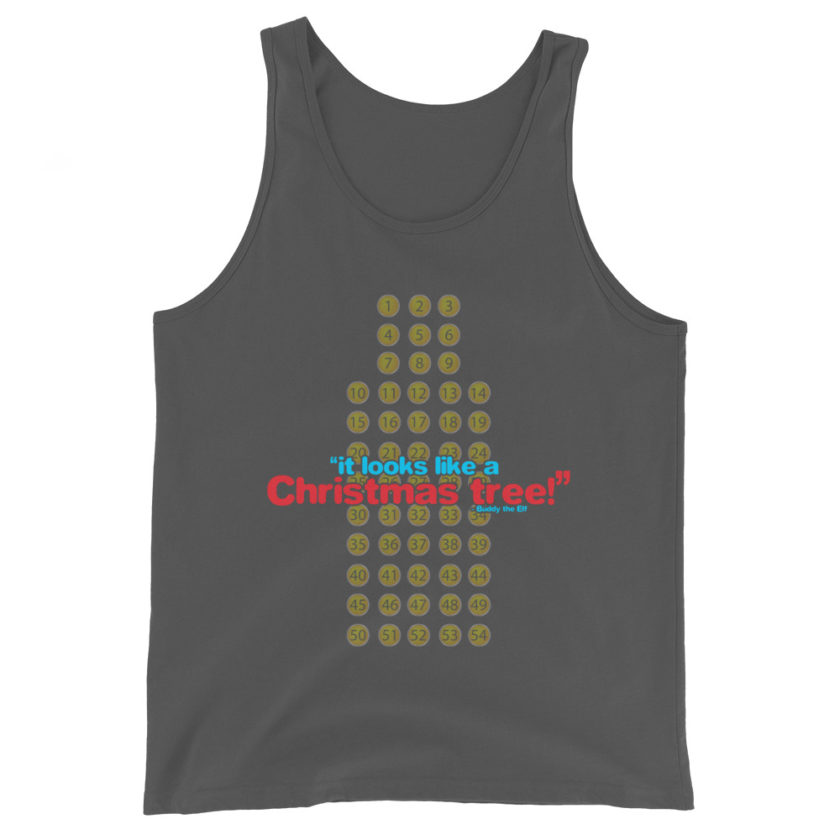 It looks like a Christmas tree! -Buddy the Elf, Elf Unisex Tank Top - Image 5