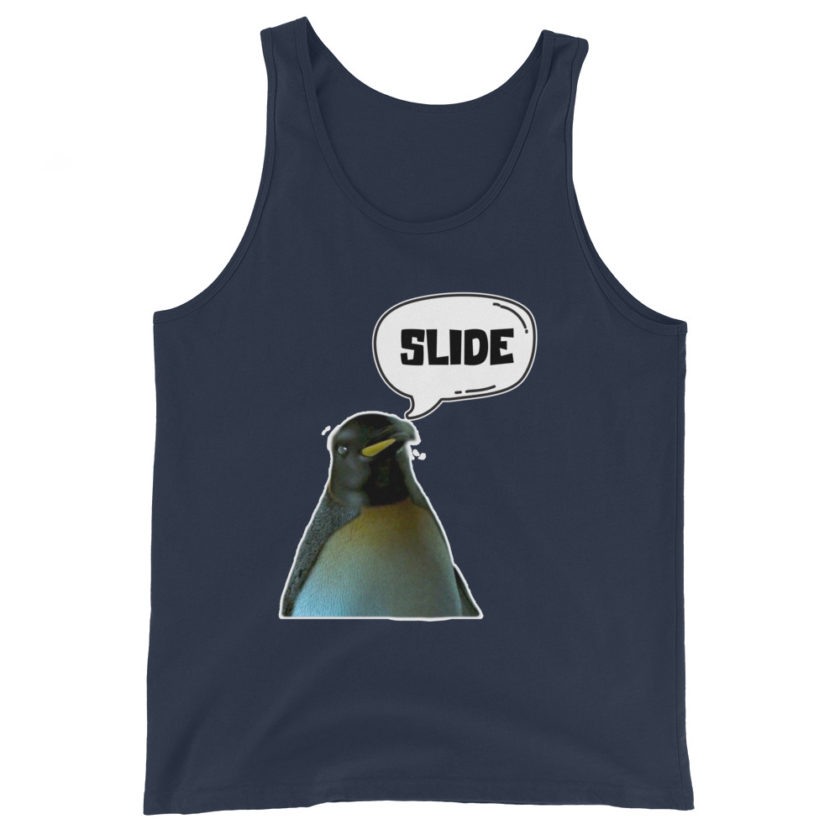 Slide - Penguin Fight Club Unisex Tank Top
