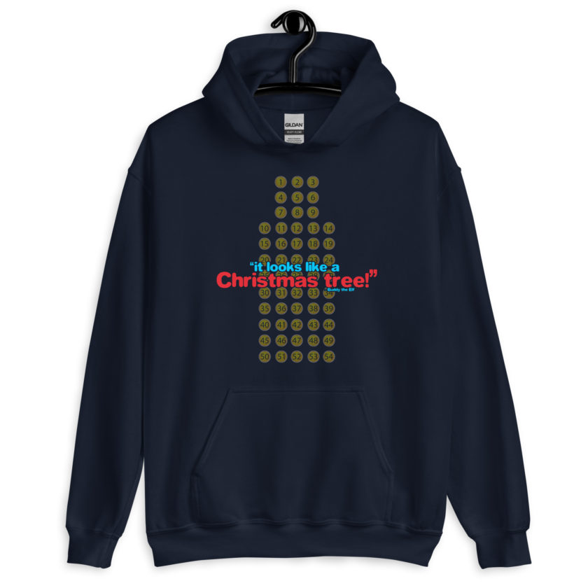 It looks like a Christmas tree! -Buddy the Elf, Elf Unisex Hoodie - Image 3