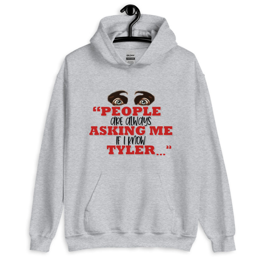People are always asking me if I know -Tyler Durden, Fight Club Unisex Hoodie - Image 4
