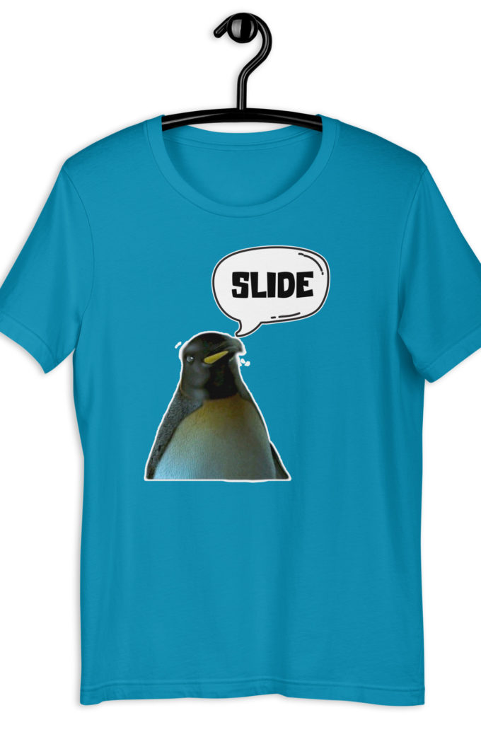 Slide - Penguin Fight Club Unisex t-shirt