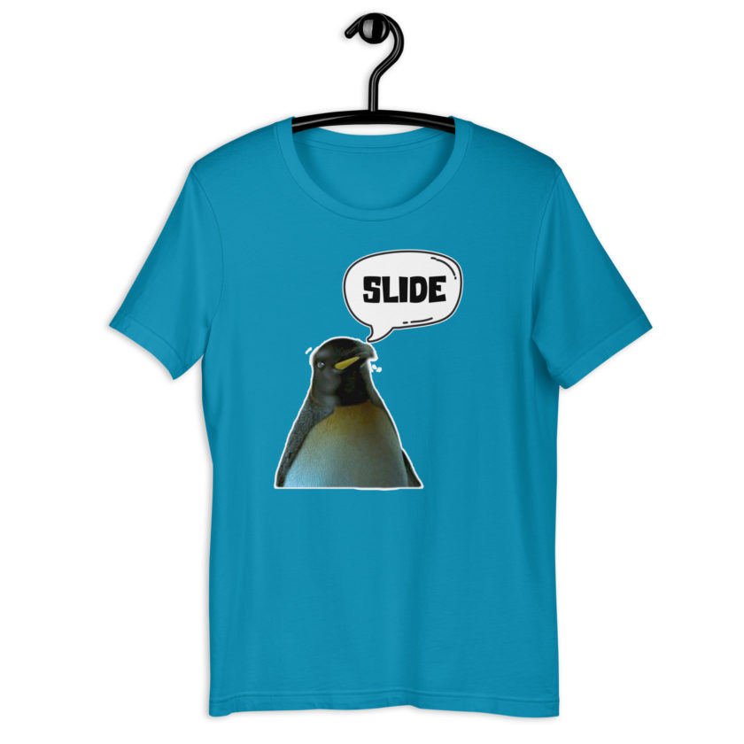 Slide - Penguin Fight Club Unisex t-shirt