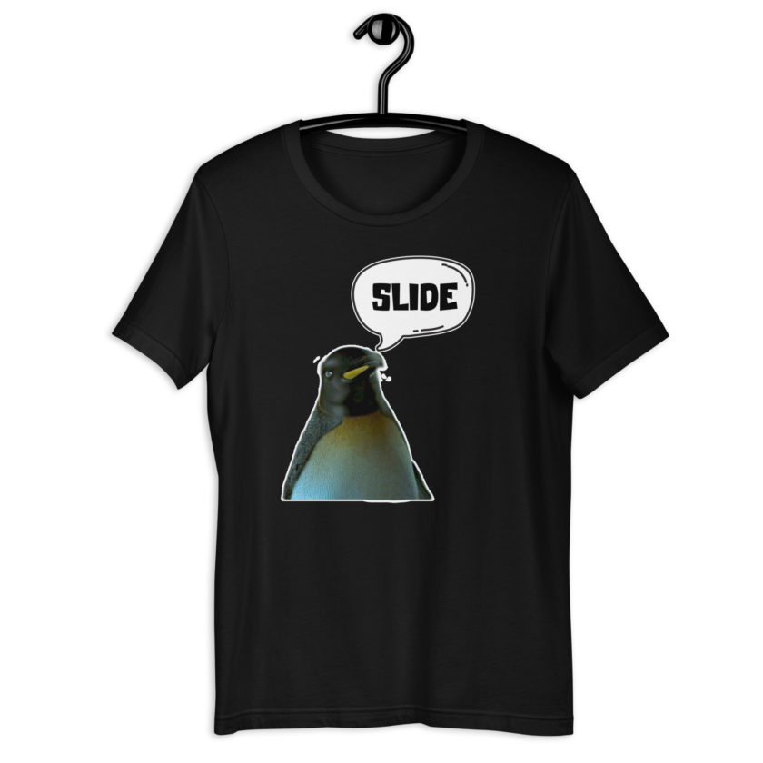 Slide - Penguin Fight Club Unisex t-shirt - Image 2