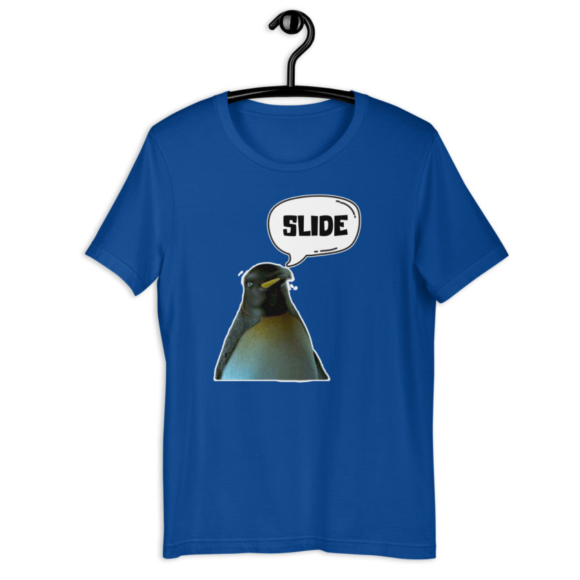 Slide - Penguin Fight Club Unisex t-shirt - Image 5