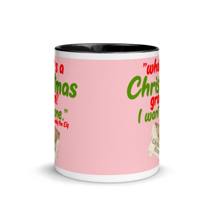 What's a Christmas gram? I want one -Buddy the Elf, Elf Mug with Color Inside - Image 3