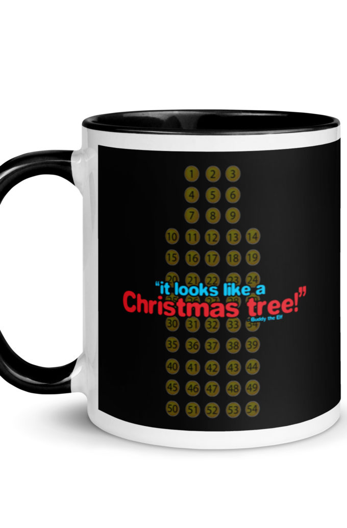 It looks like a Christmas tree! -Buddy the Elf, Elf Mug with Color Inside